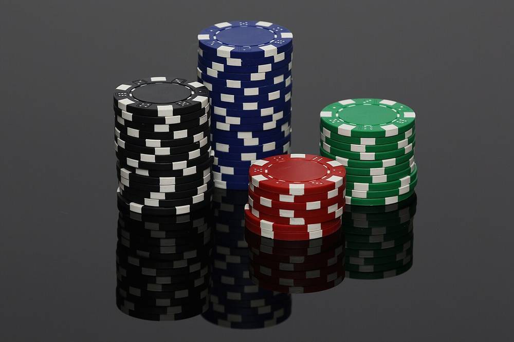 Tumpukan chip poker